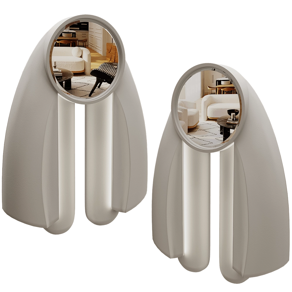 iDeco - Minimal gypsum mirror Malevich 3D Model