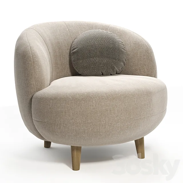 Idensi armchair DIVAN.ru 3D Model