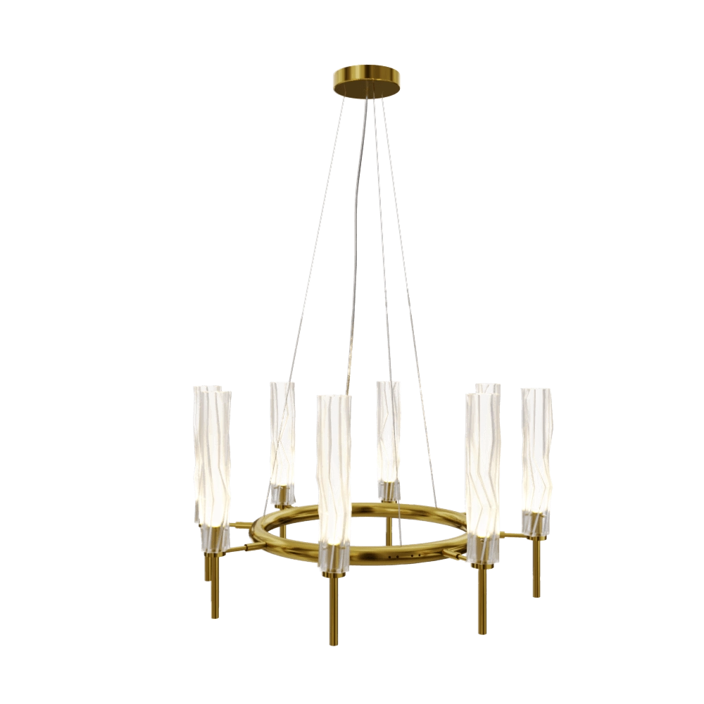 IDL Italian Design Lighting - Chandelier Bamboo Suspension 497/12 3D Model