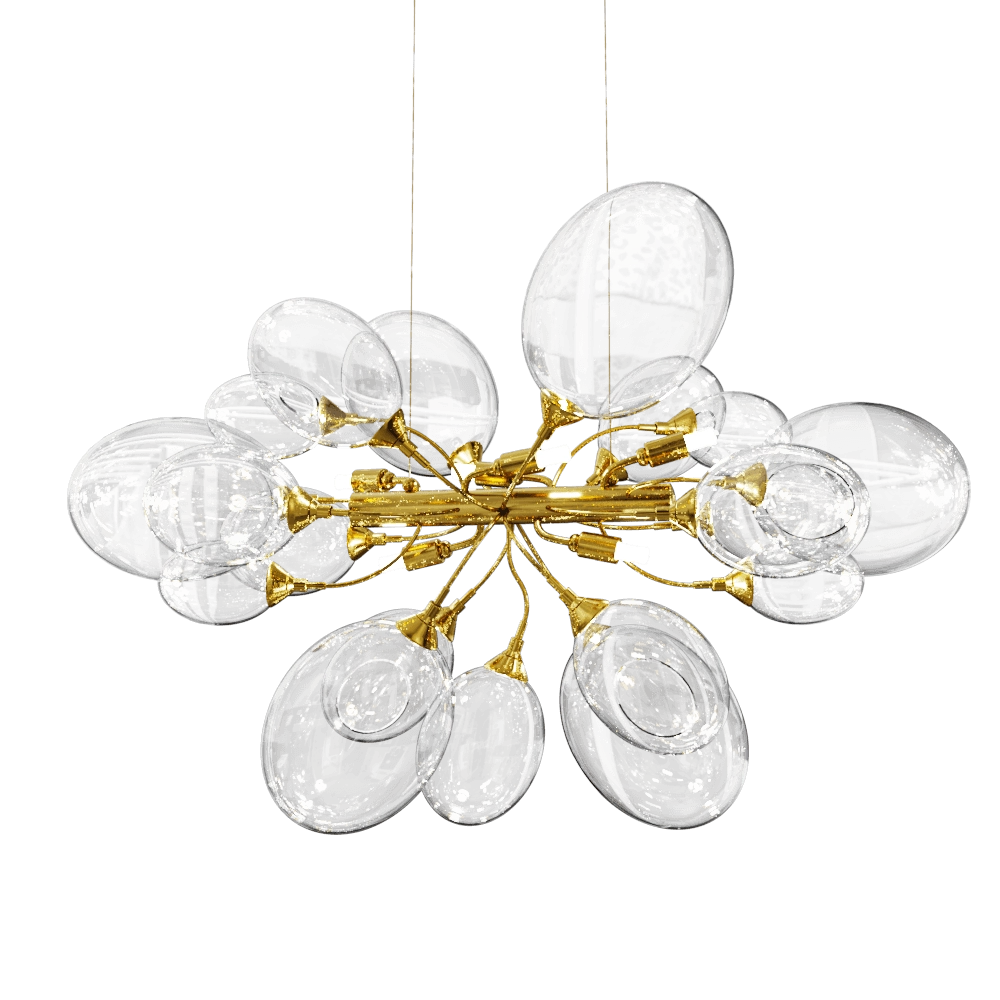 IDL Italian Design Lighting - Chandelier Nuvola Suspension 372/6S 3D Model