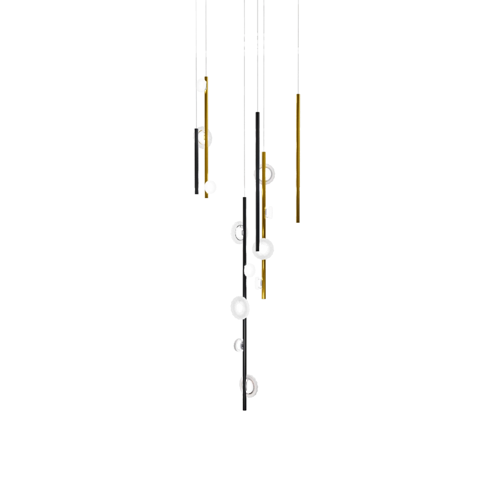 IDL Italian Design Lighting - Pendant lamp Flower Miu 655 3D Model