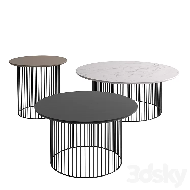 IDRA COFFEE TABLE by Kendo Mobiliario 3D Model