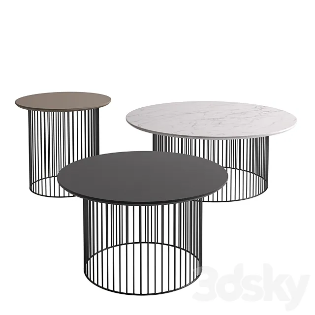IDRA COFFEE TABLE by Kendo Mobiliario 3DModel