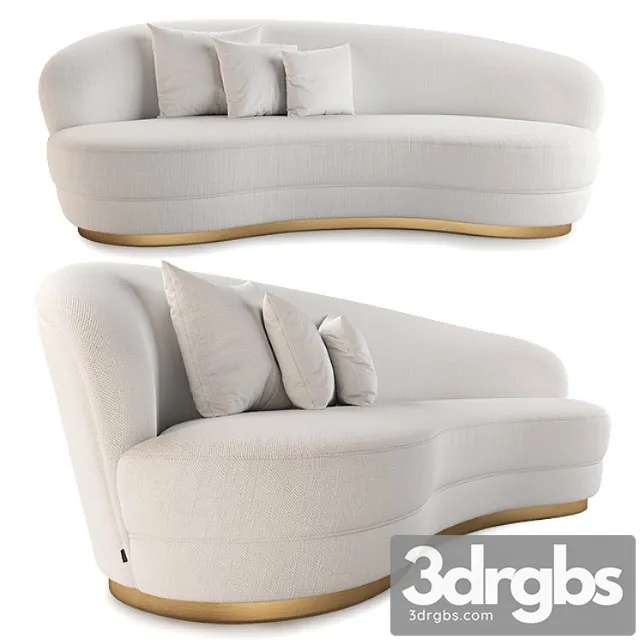 Ignacio luxe hamilton conte sofa 2 3D Model Free