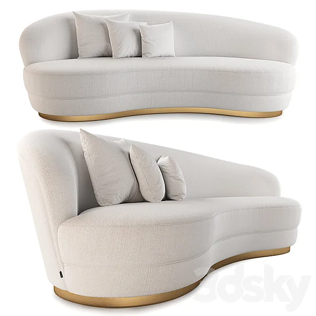 Ignacio Luxe Hamilton Conte sofa 3D Model