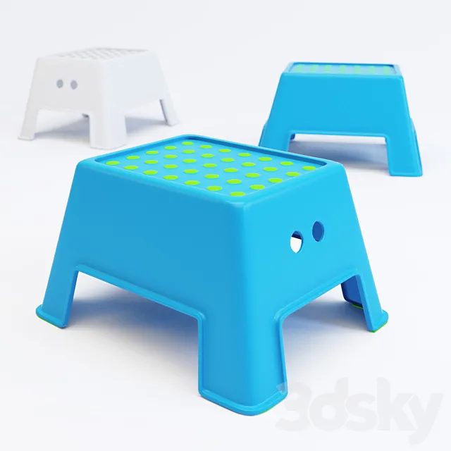 Ikea _ Bolmen step stool 3D Model