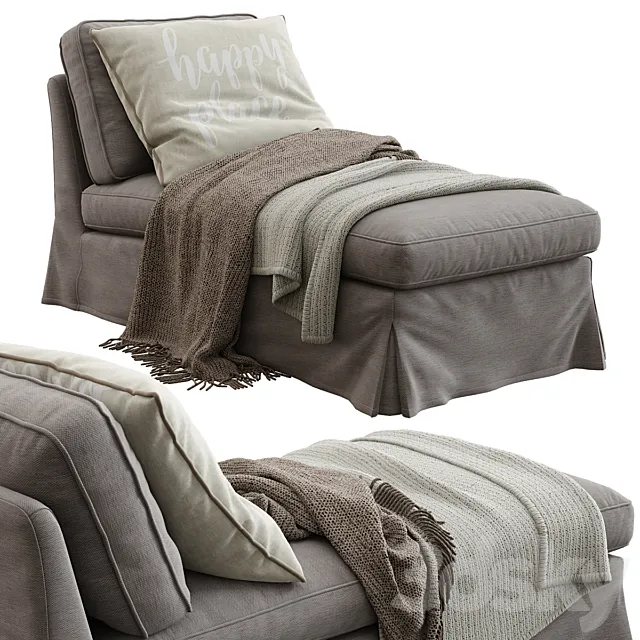 Ikea _ Ektorp Chaise Lounge 3D Model