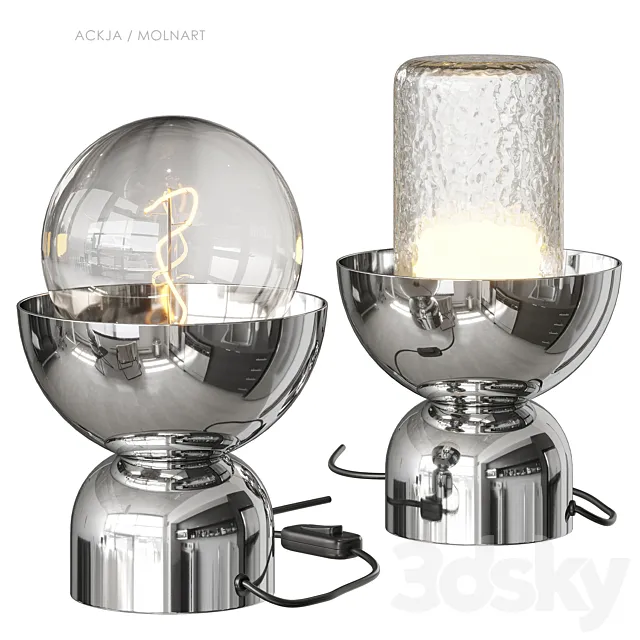 Ikea ACKJA MOLNART table lamp 3D Model