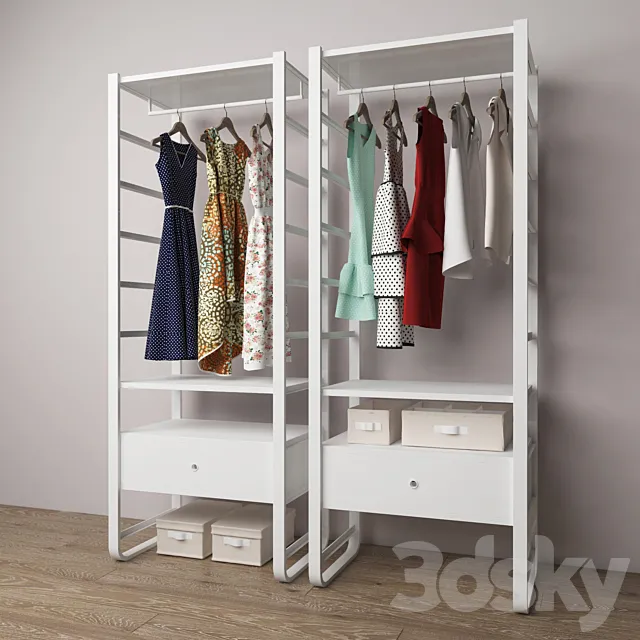 IKEA and women's clothing 3D Model