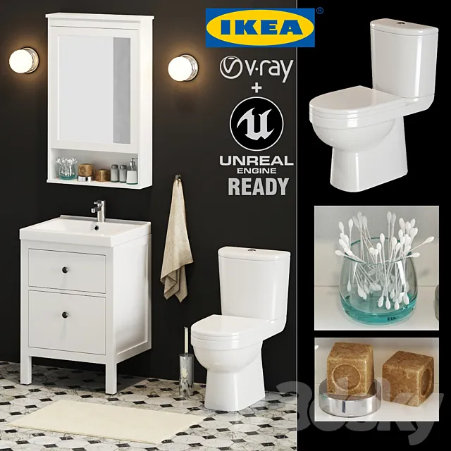 IKEA Bathroom 3DModel