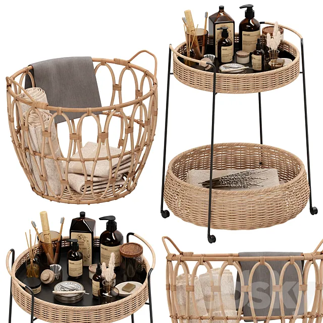 IKEA bathroom set 01 3D Model