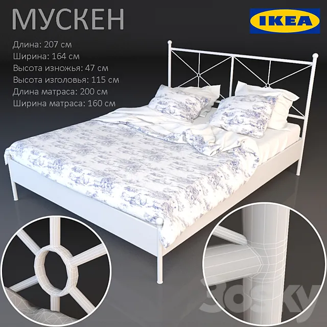 IKEA bed mus 3DModel
