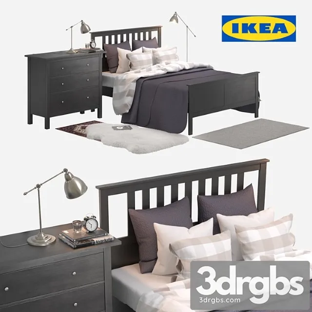 Ikea bedroom Collection 3D Model Free
