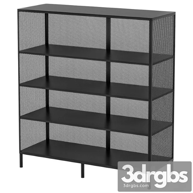 Ikea Bekant Rack Bookcase 3D Model Free