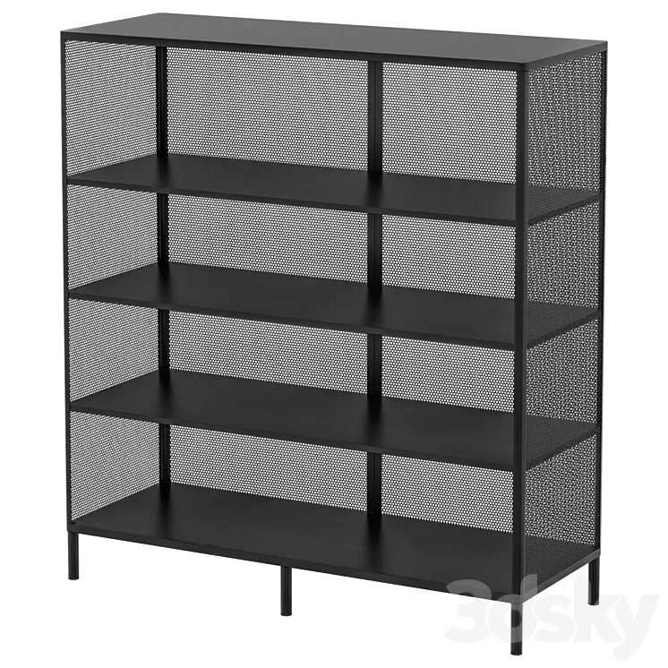 IKEA - BEKANT Rack bookcase 3D Model Free