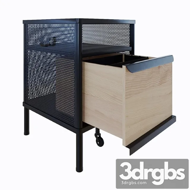 Ikea bekant_1 2 3D Model Free