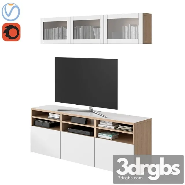 Ikea besta 03 2 3D Model Free