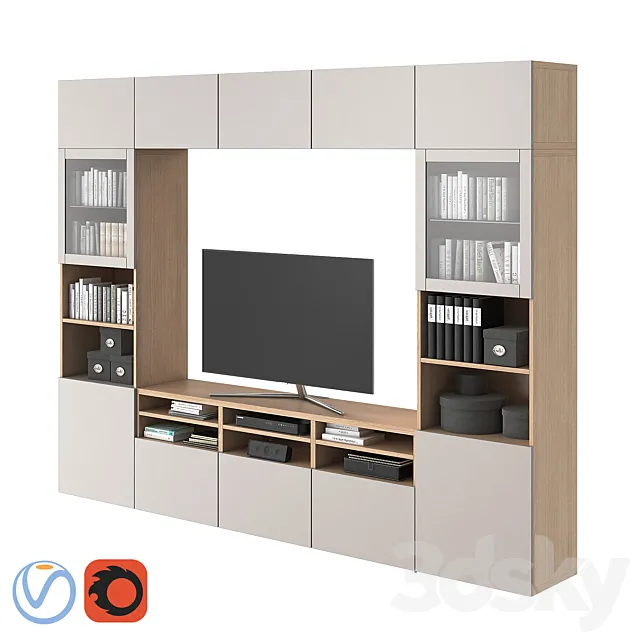Ikea Besta 04 3D Model