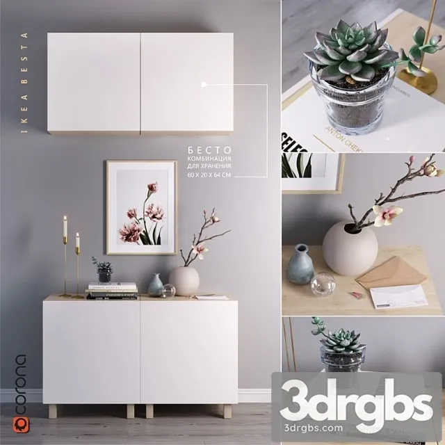 Ikea Besta 3D Model Free