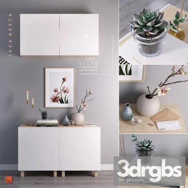 Ikea Besta 3D Model Free