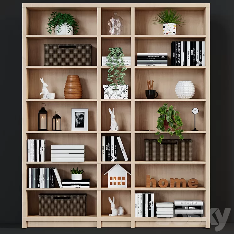 Ikea billy shelf 3D Model