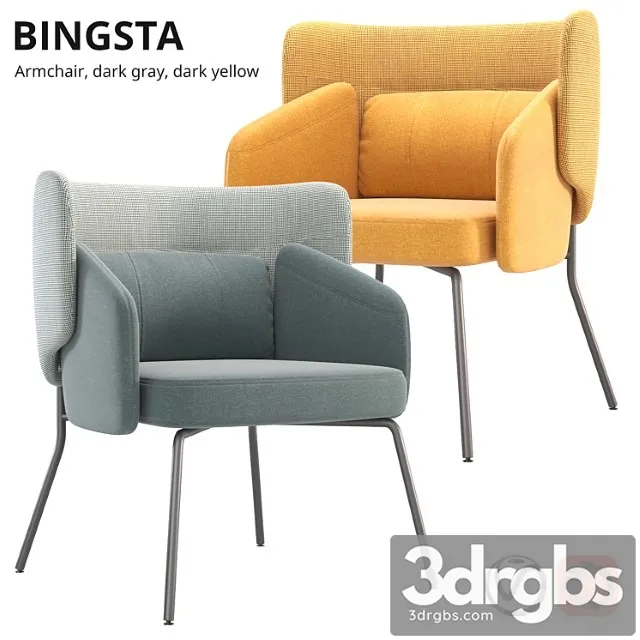 Ikea bingsta armchair 3D Model Free