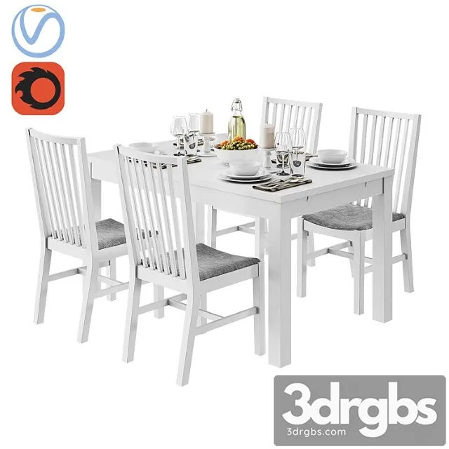 Ikea bjursta and norrnas 2 3D Model Free