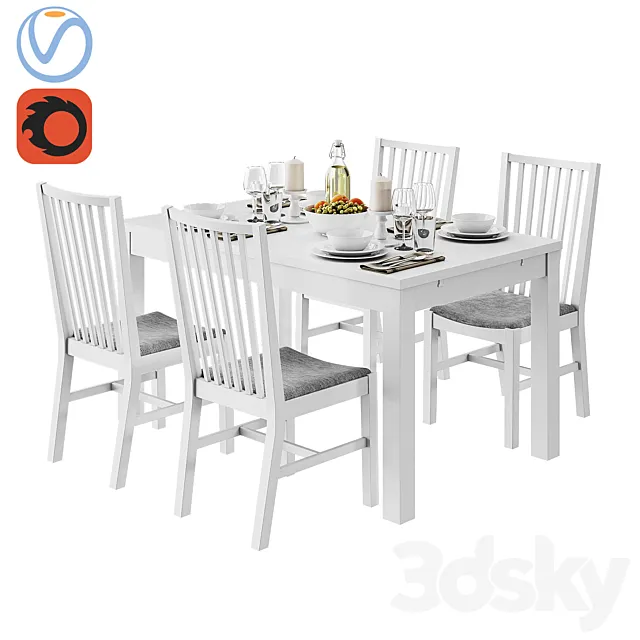 IKEA BJURSTA AND NORRNAS 3DModel