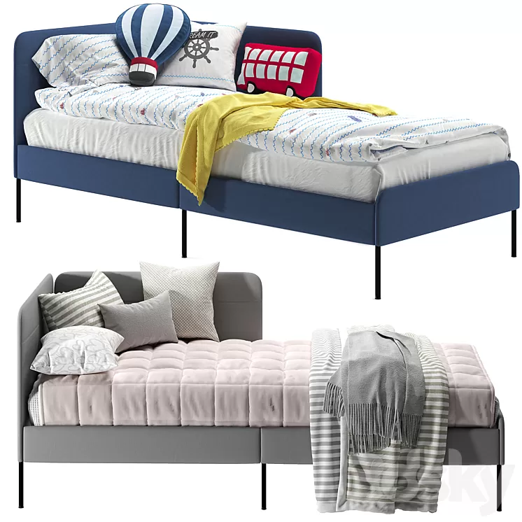 IKEA BLÅKULLEN Corner Bed 3D Model