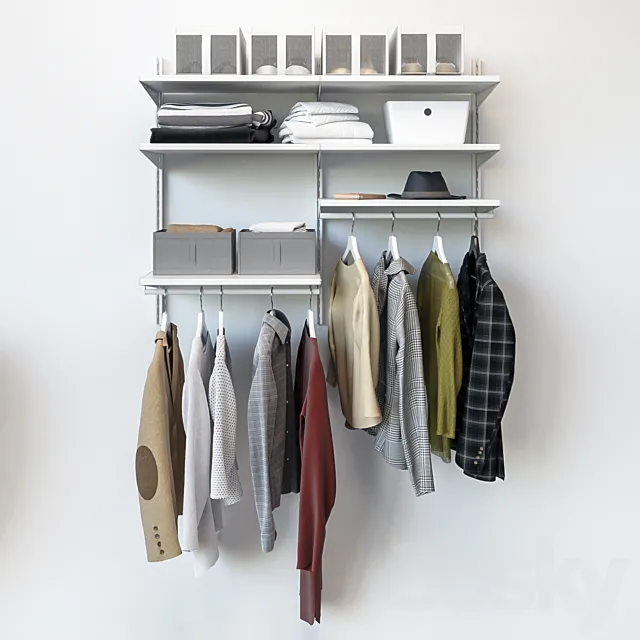 ikea BOAXEL BOAXEL wardrobe 3D Model