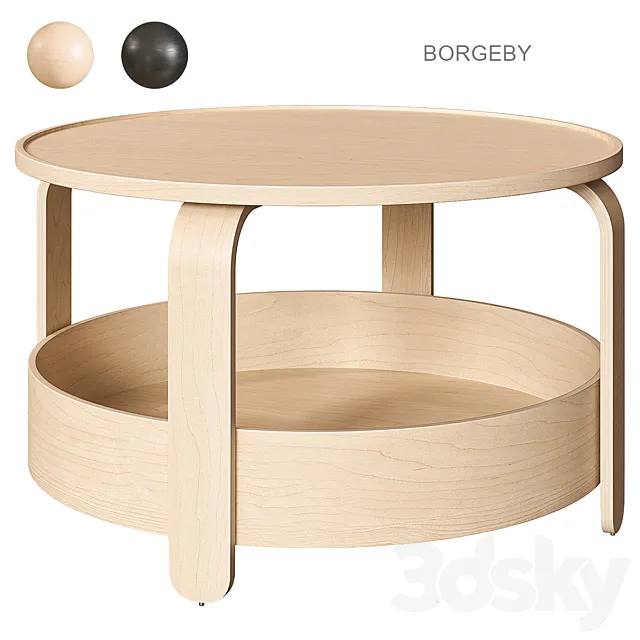 IKEA BORGEBY Coffee table 3D Model