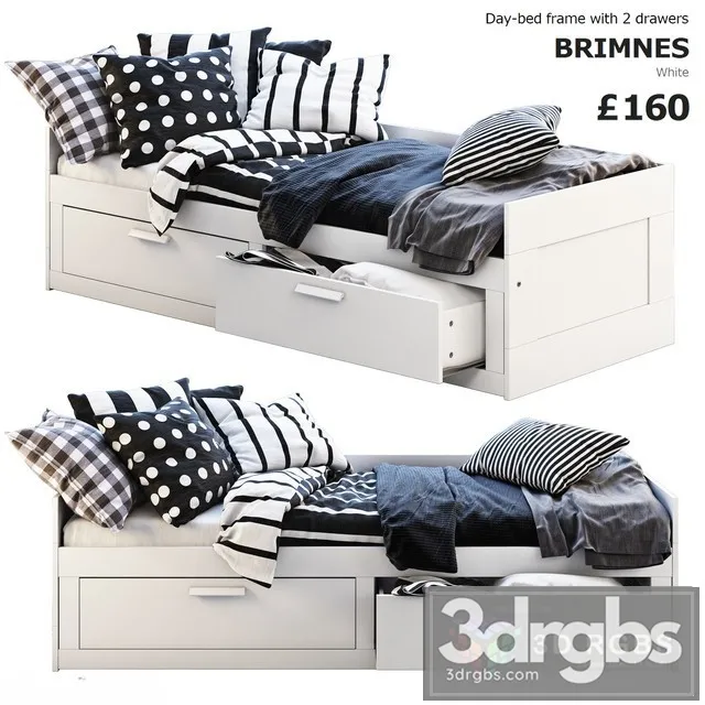 Ikea Brimnes 3 3D Model Free