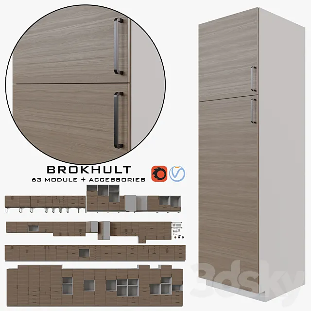 IKEA BROKHULT 3D Model