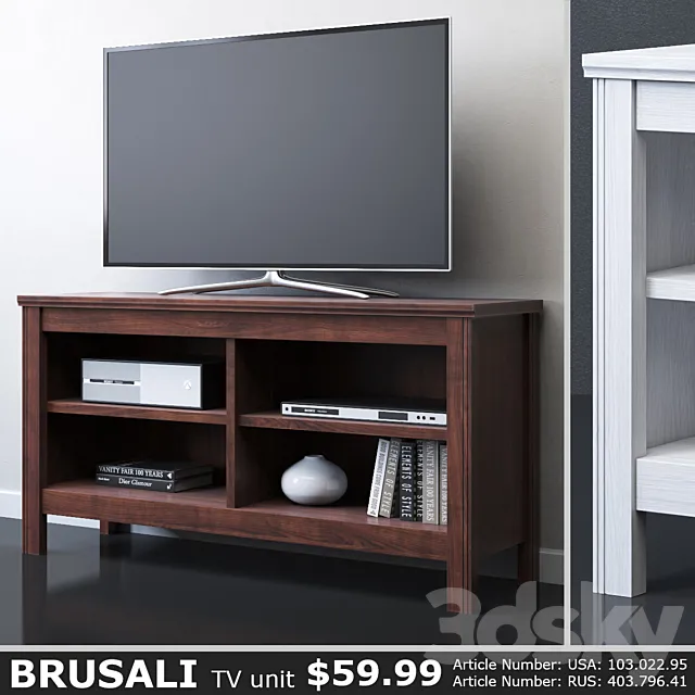 IKEA BRUSALI TV stand 3DModel