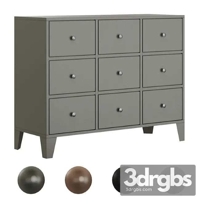 Ikea Bryggja Cupboard 3D Model Free