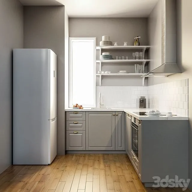IKEA BUDBIN kitchen 3D Model