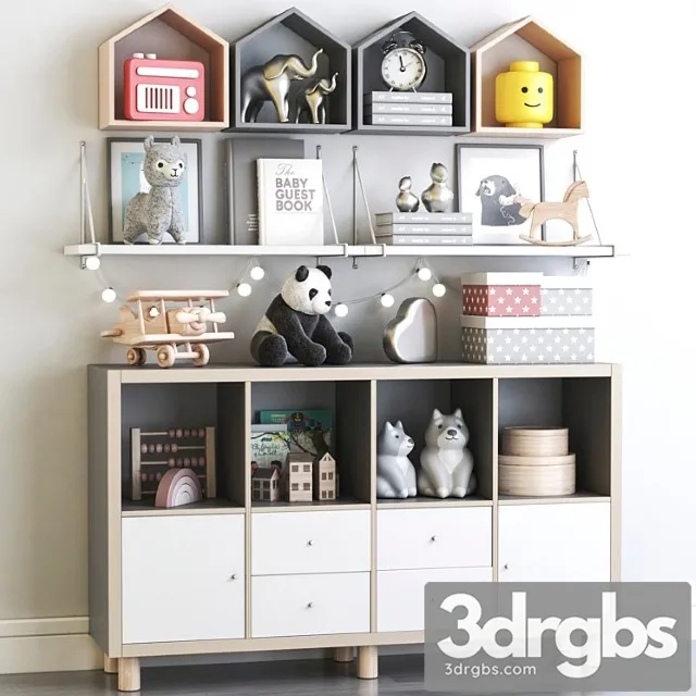 IKEA Childrens Furniture and Toys 7 3D Model Free