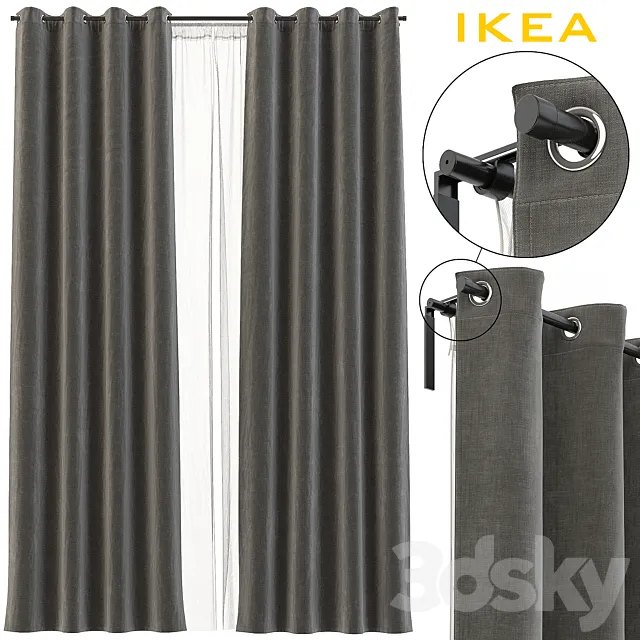 IKEA CURTAINS 3DModel