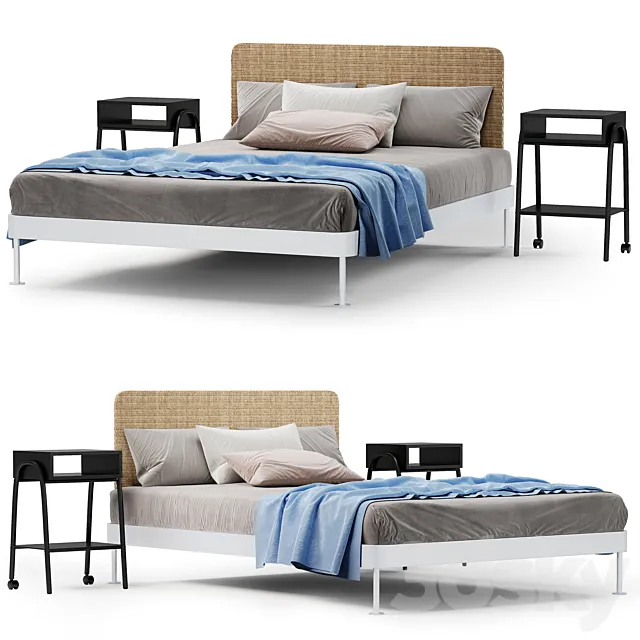 IKEA Delakting Bed 3DModel