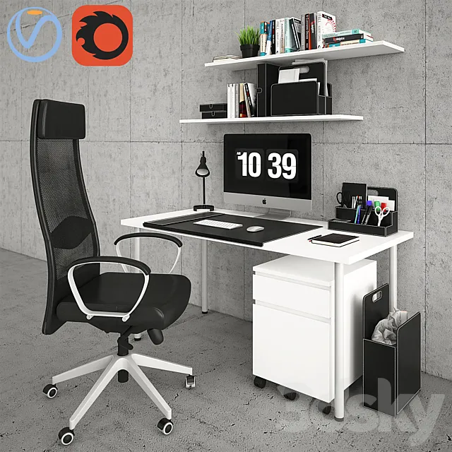 Ikea Desktop 3DModel