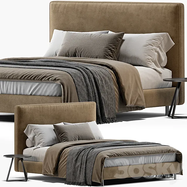 Ikea Dunvik Bed 3D Model