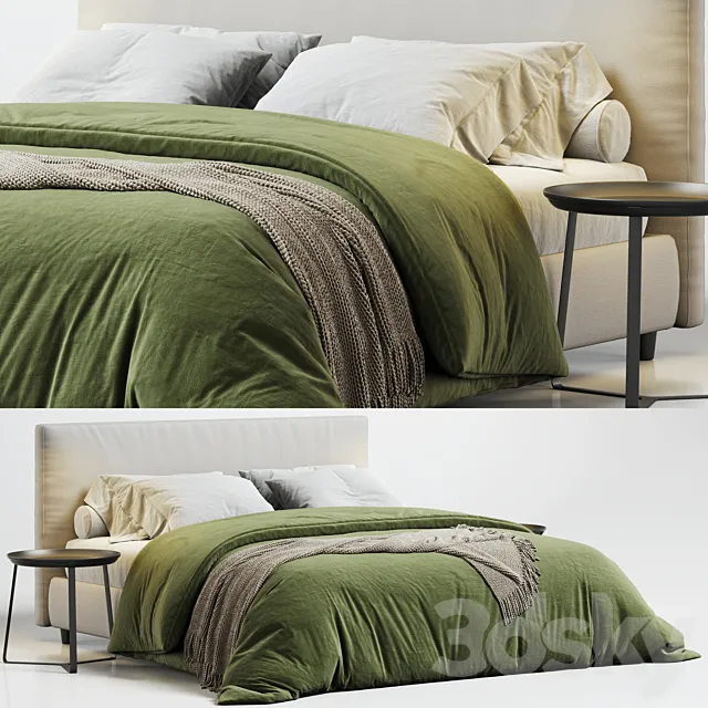 Ikea Dunvik Bed 3D Model