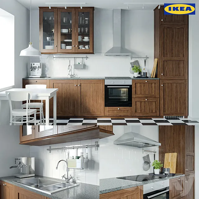 Ikea Edserum Kitchen 3DModel