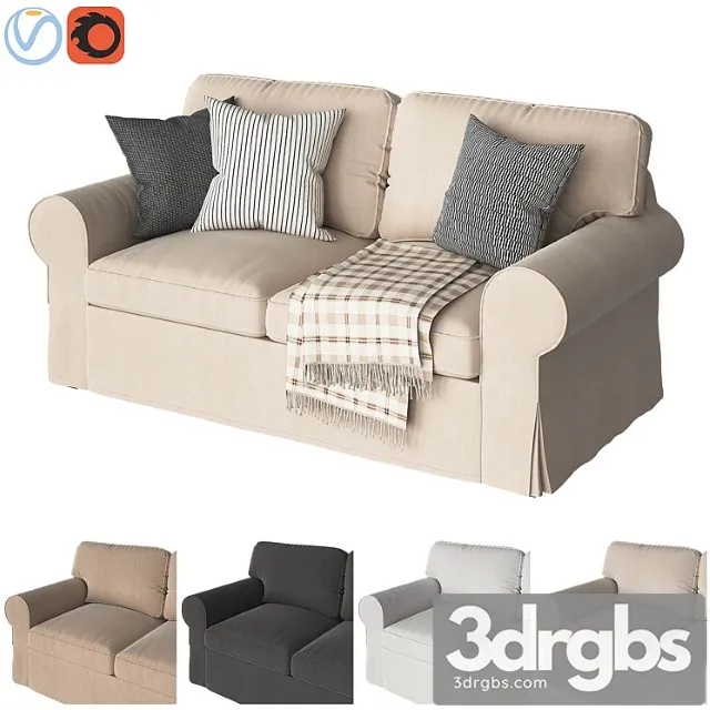 Ikea ektorp 2 2 3D Model Free