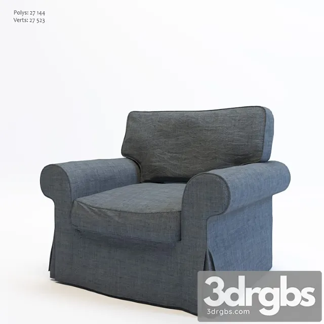 Ikea Ektorp Armchair 1 3D Model Free
