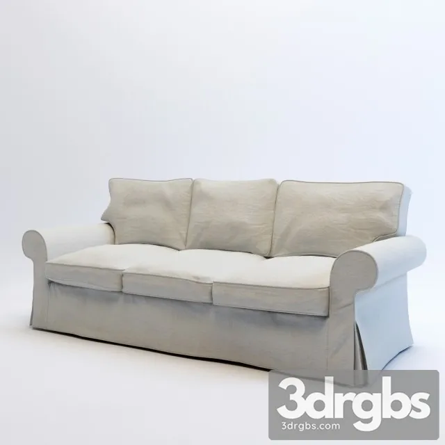Ikea Ektorp-Three Seat Sofa 3D Model Free