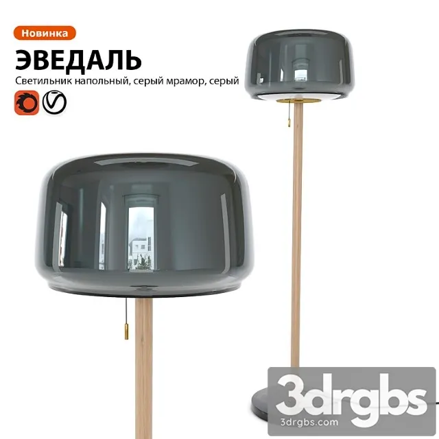 Ikea Evedal Floor Famp 3D Model Free