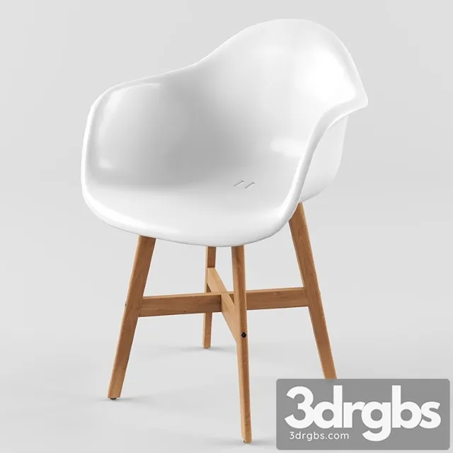 Ikea fanbün chair 2 3D Model Free