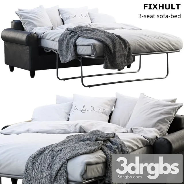 Ikea Fixhult Sofa Bed 3D Model Free