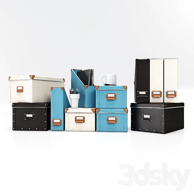 IKEA FJALLA BOXES 3DModel